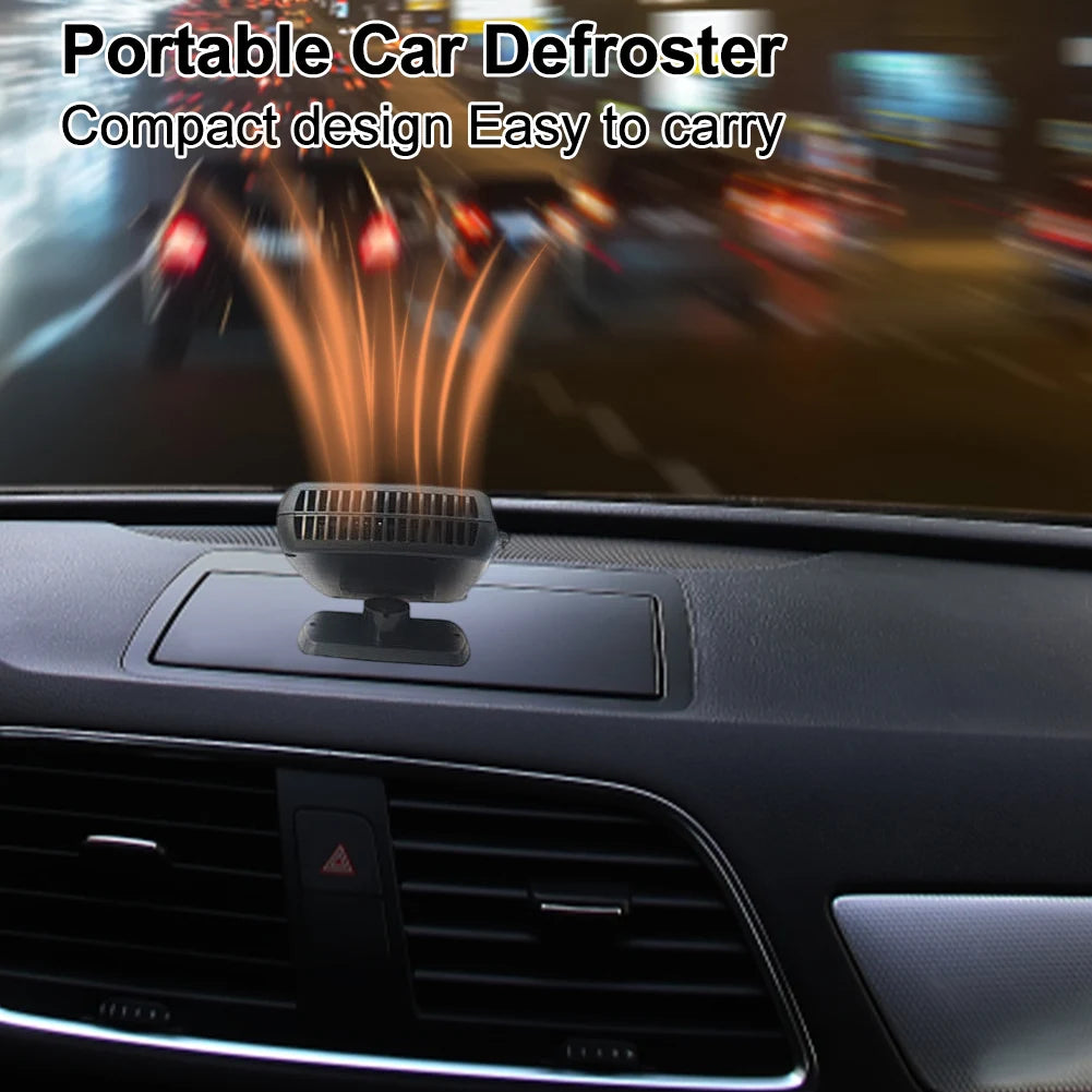 12V 150W Car Heater Window Defroster Plug Into 12V Cigarette Lighter Automobile Windscreen Heater for Cars SUV Truck and Trailer
