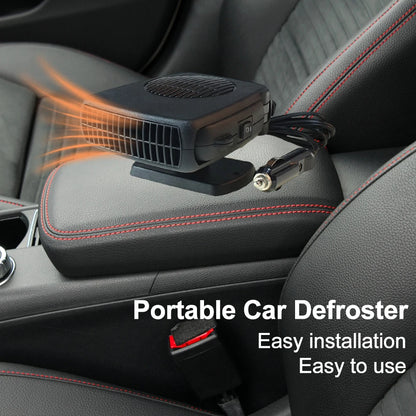 12V 150W Car Heater Window Defroster Plug Into 12V Cigarette Lighter Automobile Windscreen Heater for Cars SUV Truck and Trailer
