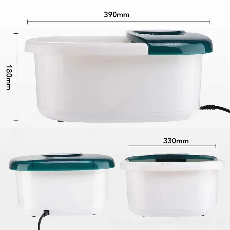Spa Bath Massager Vibration And Temperature Control, Pain Relief, Foot Soaker With Acupressure Massage Points