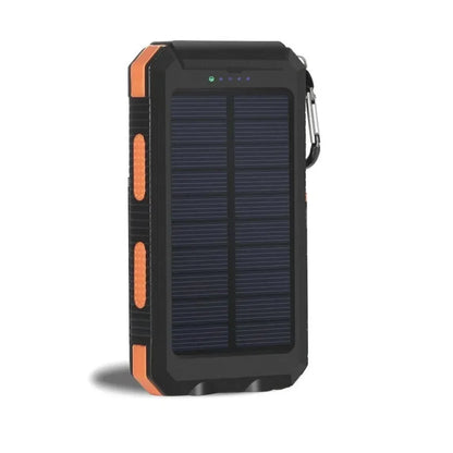 200000mAh Solar Power Bank Waterproof Portable Solar Panel Powerbank External Battery Charger Powerbank with LED Camping Light