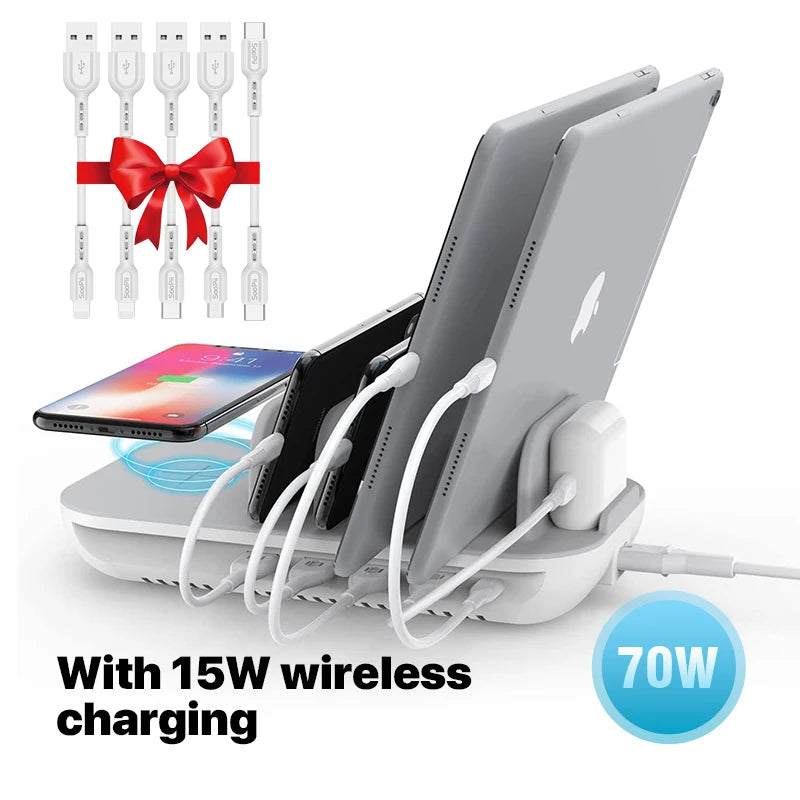 6-Port Family Charging Hub