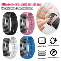Ultrasonic Mosquito Bracelet Mosquito Insect Wristband Electronic Repeller Home Outdoor Mosquito Repellent Watch