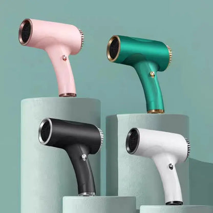 Wireless Portable Hair Dryer Professional Blow Dryer With Overheat Protection Mini Hair Dryer High Power Negative Ion Hair Dryer