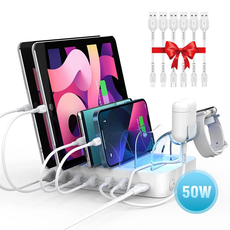 6-Port Family Charging Hub