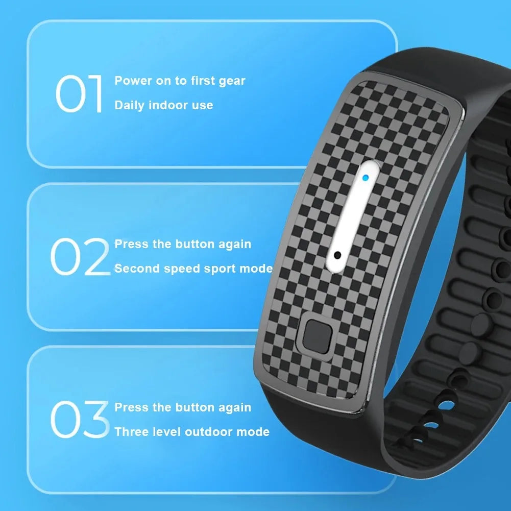 Ultrasonic Mosquito Bracelet Mosquito Insect Wristband Electronic Repeller Home Outdoor Mosquito Repellent Watch