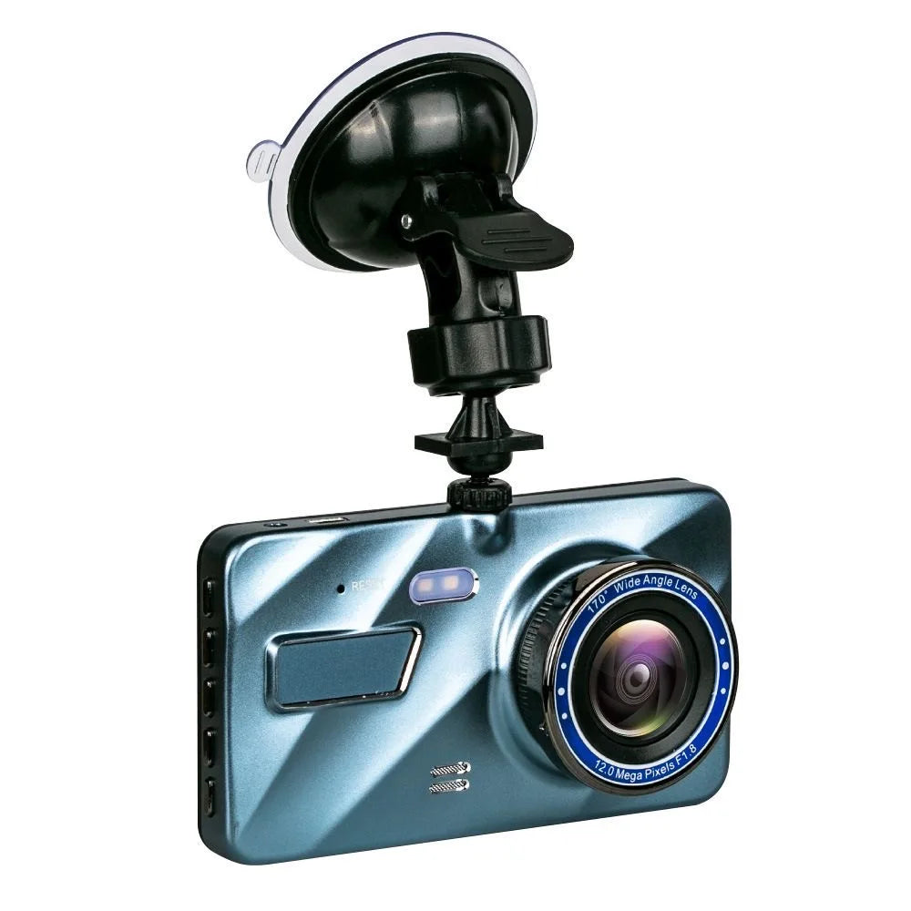 Single/Dual Lens Dash Cam, 170° Wide Angle Minimizes Blind Spots with Touchscreen Fast Playback