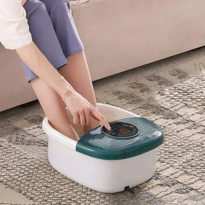 Spa Bath Massager Vibration And Temperature Control, Pain Relief, Foot Soaker With Acupressure Massage Points