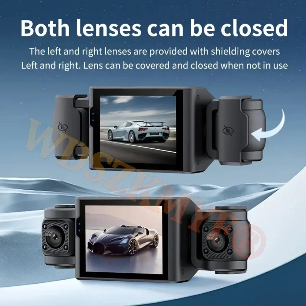 360° Car DashCam 3/4 Channels WIFI Video Recorder 1080P Car DVR  24H Parking Monitor Front With Rear View Night Vision Black Box