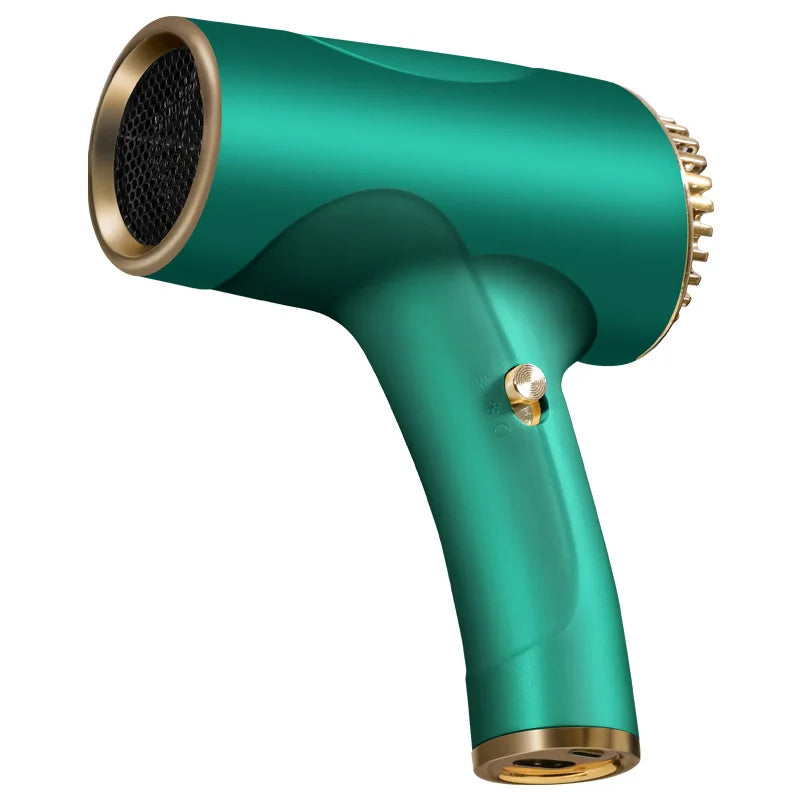 Wireless Portable Hair Dryer Professional Blow Dryer With Overheat Protection Mini Hair Dryer High Power Negative Ion Hair Dryer