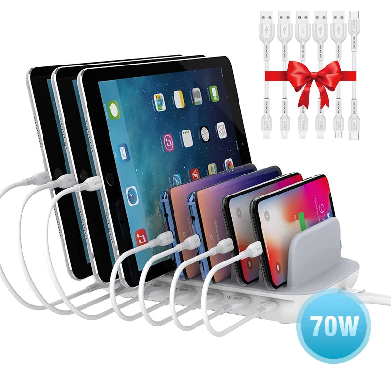6-Port Family Charging Hub
