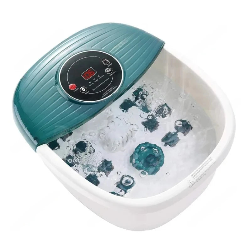 Spa Bath Massager Vibration And Temperature Control, Pain Relief, Foot Soaker With Acupressure Massage Points